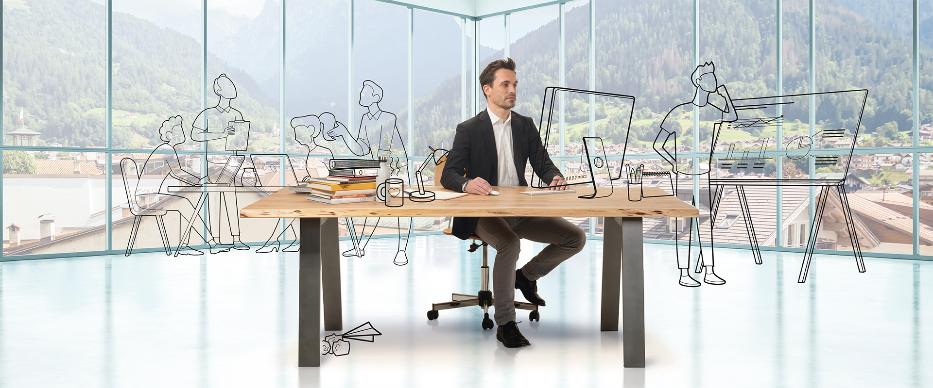 Spazi comodi, flessibili e attrezzati per il lavoro e le relazioni, a due passi da casa tua o dalla tua vacanza.